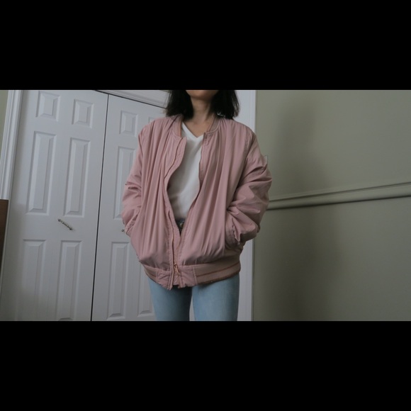 Oversized pinkiest Bomber jacket - Picture 3 of 6